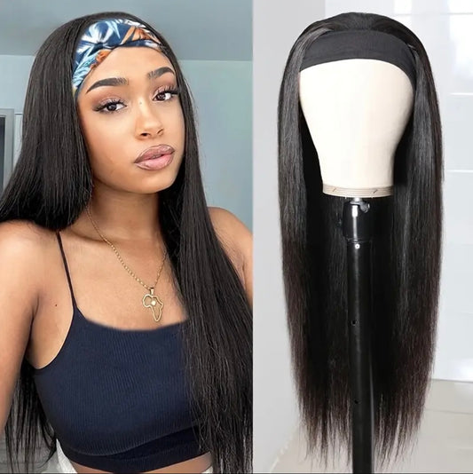 Sliky Fiber Headband Wig