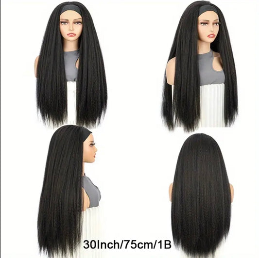 Yaki Straight Headband Wig