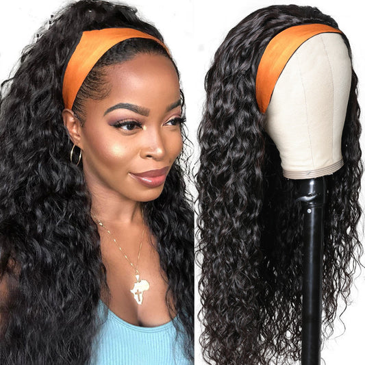 Fluffy Curly Mixed Headband Wig
