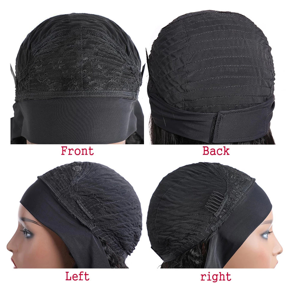 Silk Heat Resistant Headband Wig