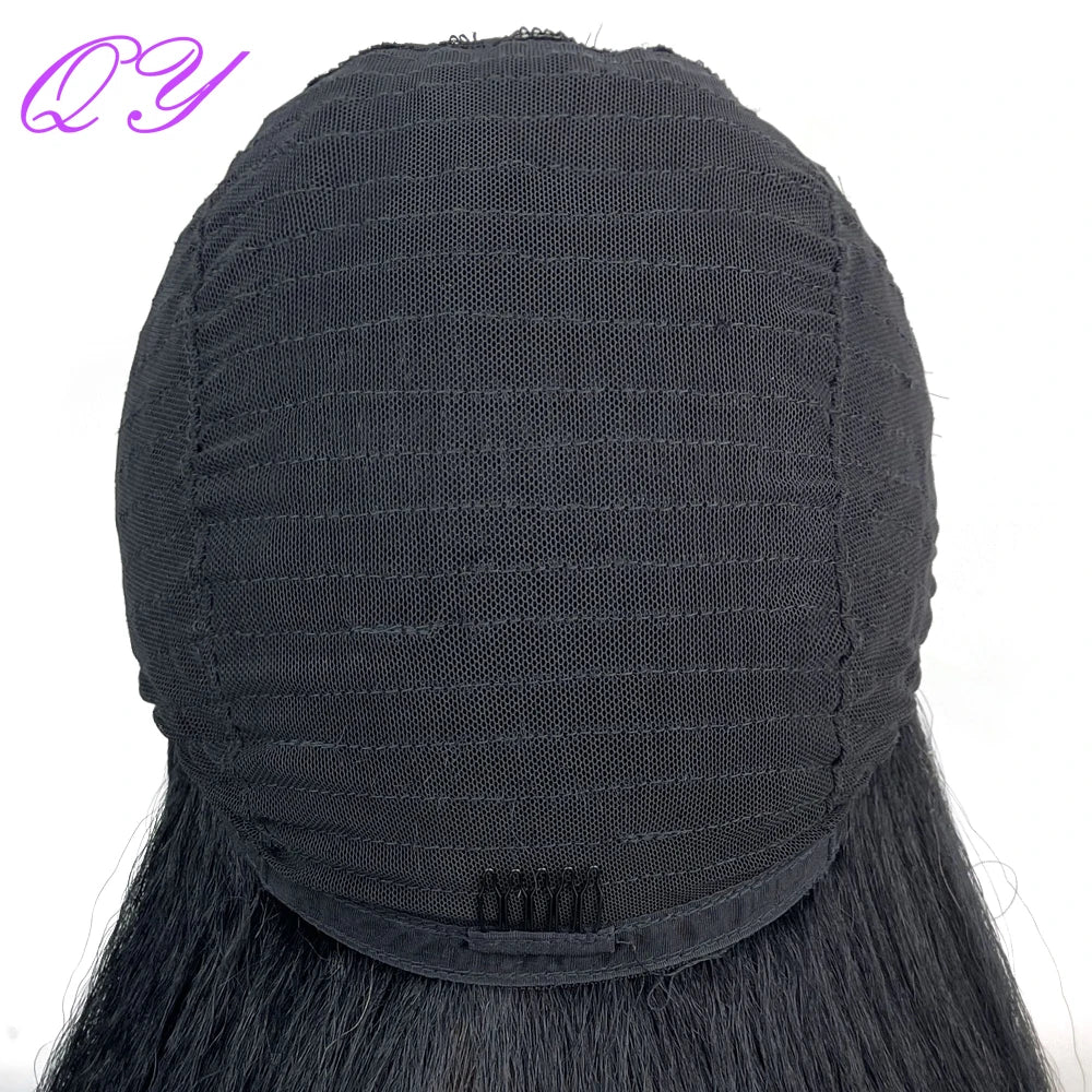 African Straight Yaki Kinky Headband Wigs