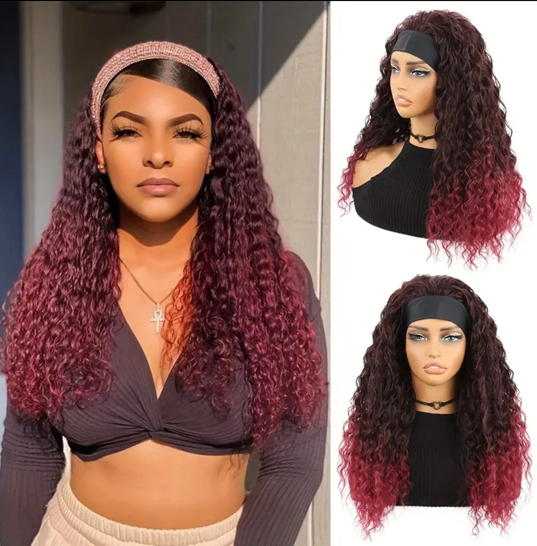 Bellqueen Curly Headband Wig