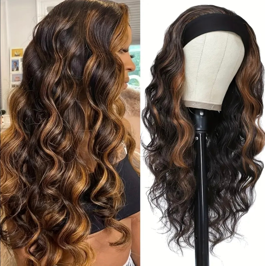 Deep Wave Instant Volume Headband Wig