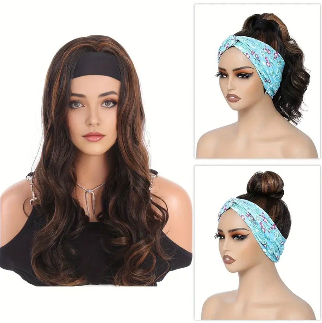 Deep Wave Instant Volume Headband Wig