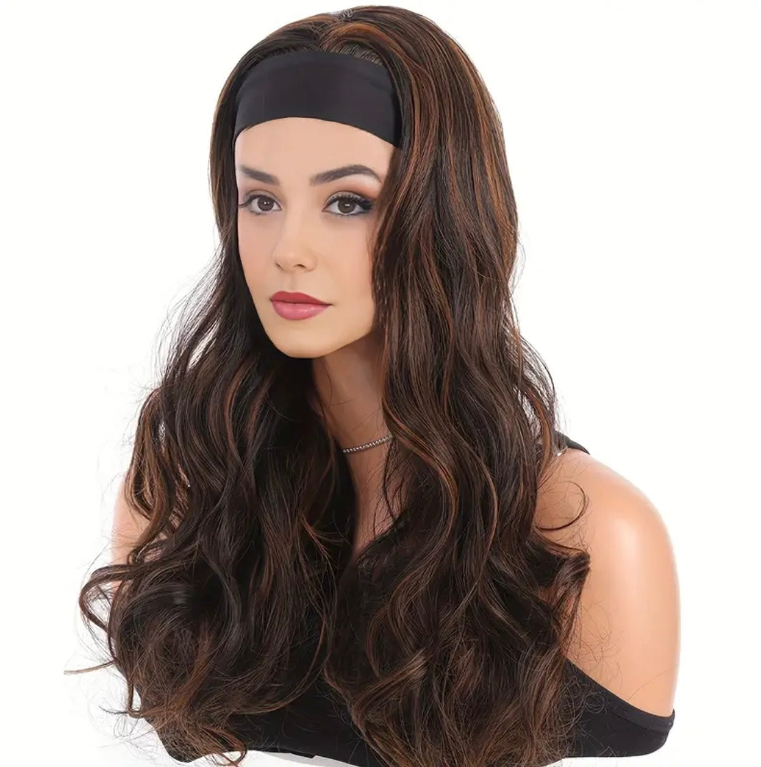 Deep Wave Instant Volume Headband Wig