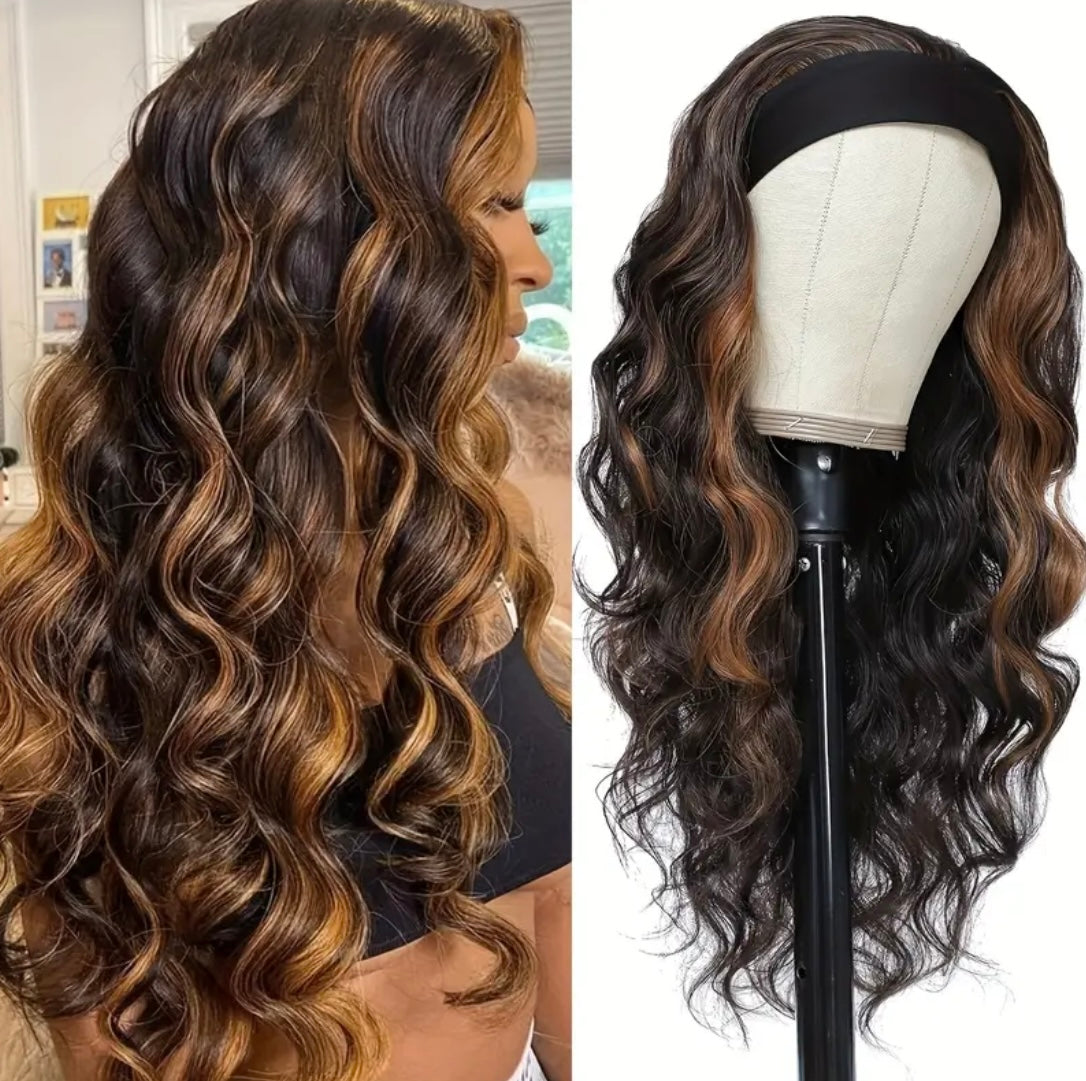 Deep Wave Instant Volume Headband Wig