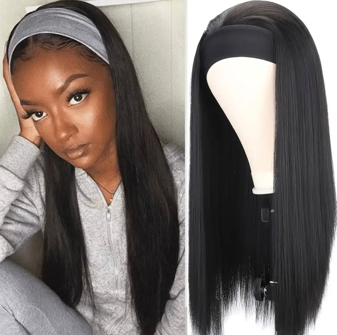Sliky Fiber Headband Wig