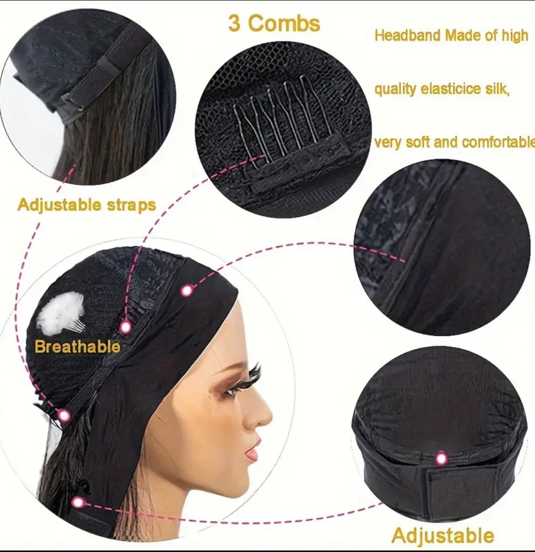 Sliky Fiber Headband Wig