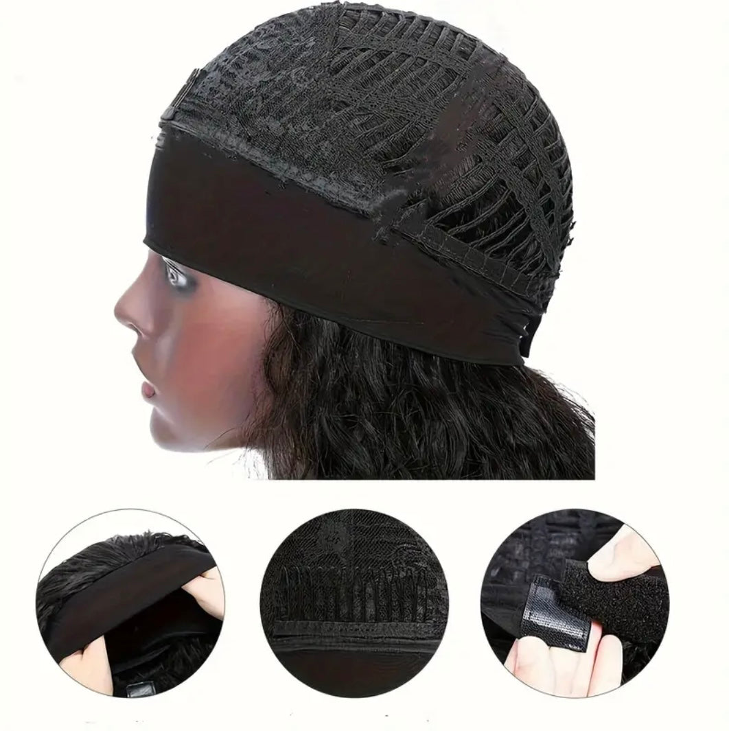 Ice Sliky Fiber Straight Headband Wig