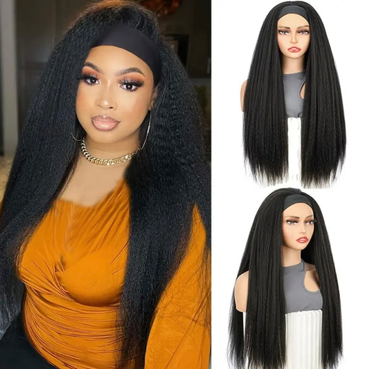 Yaki Straight Headband Wig