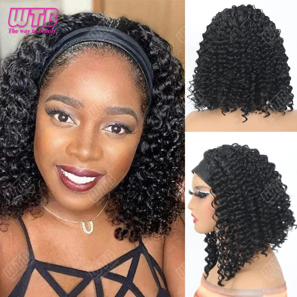 Short Straight 16/24-inch Headband Wigs