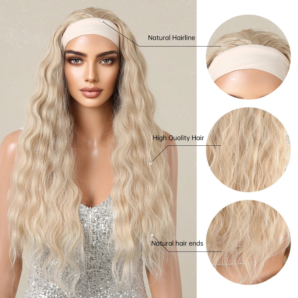 Afro Kinky Curly Headband Wig