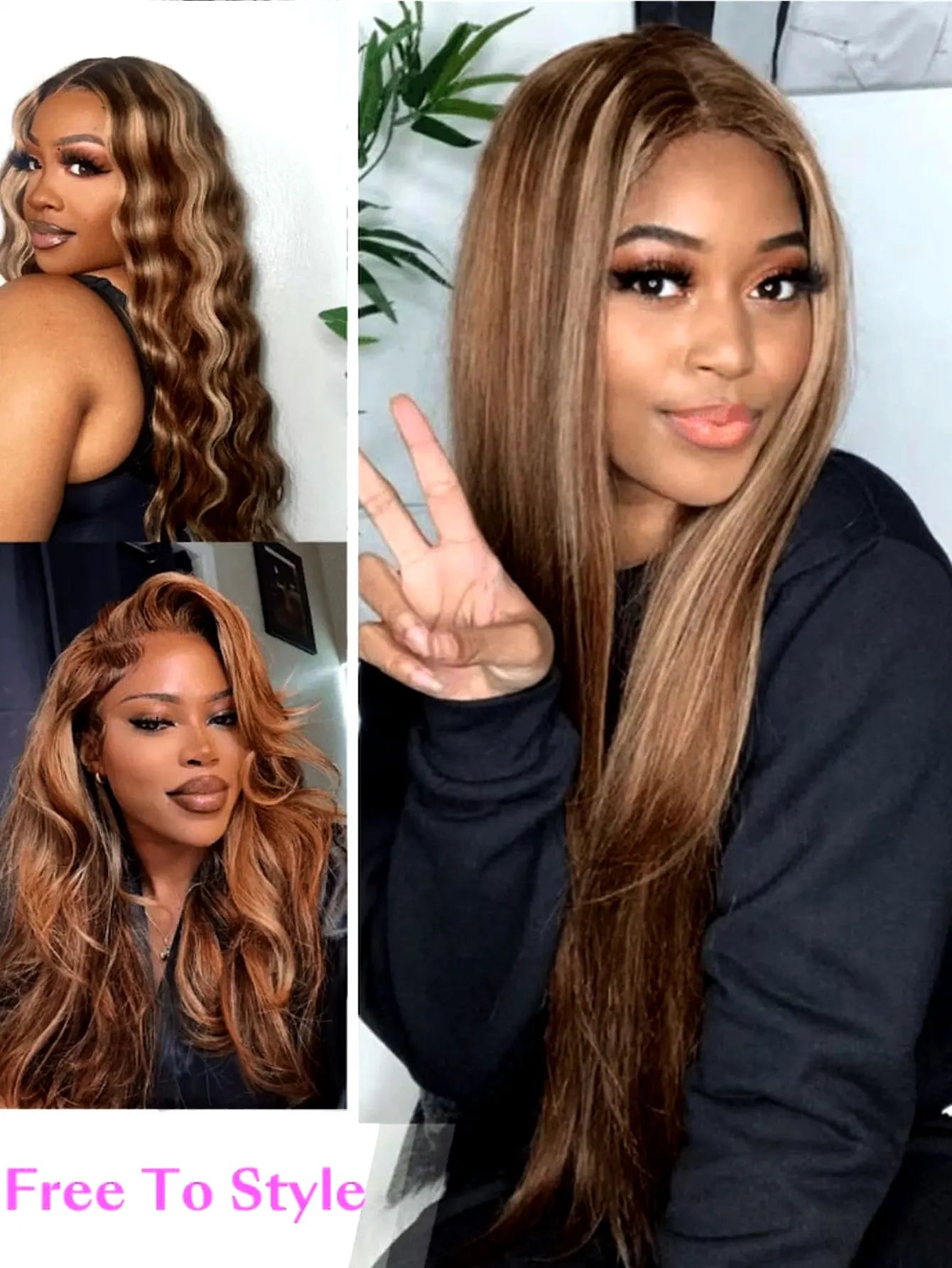 Long Silky Heat Resistant Headband Wig