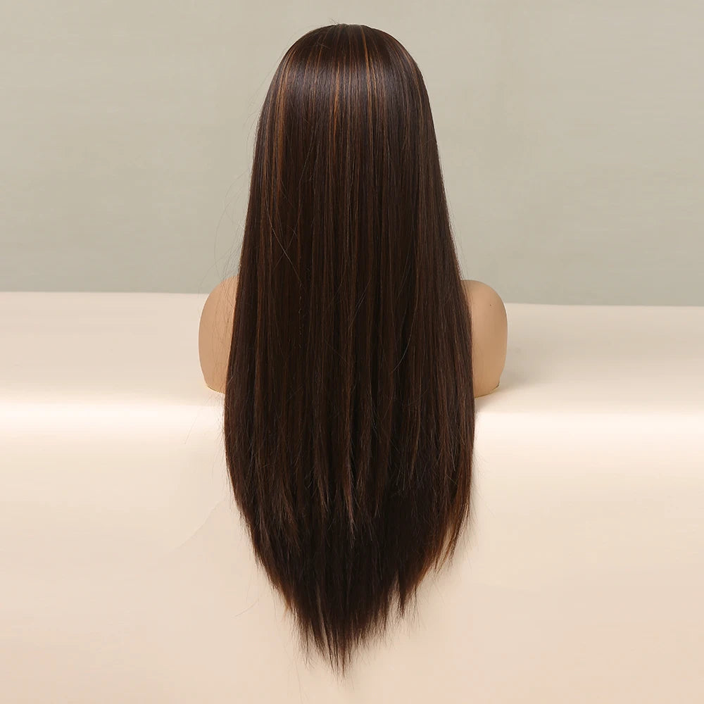 Synthetic Hair Long Straight & Curly Headband Wig